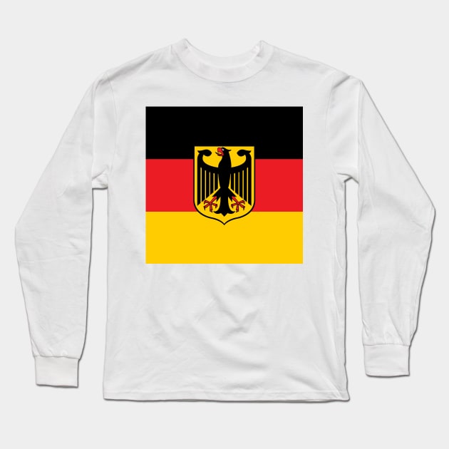 Germany flag Long Sleeve T-Shirt by designseventy